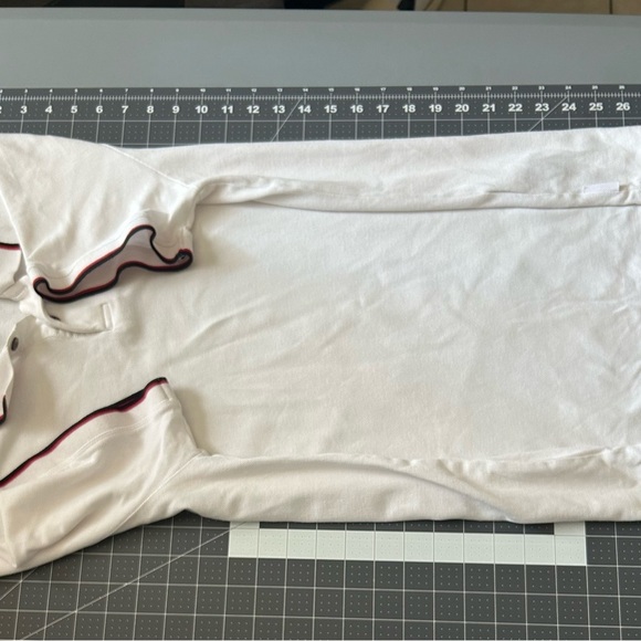 Armani Exchange White Polo with Dark Trim - Picture 6 of 7